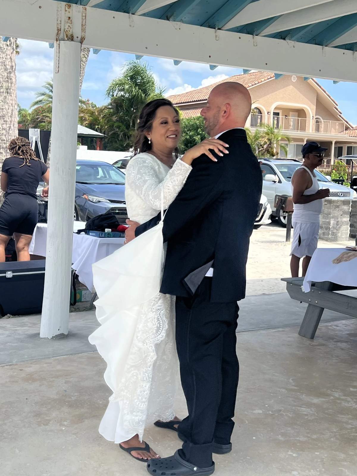 Beach Pavilion Wedding Dance