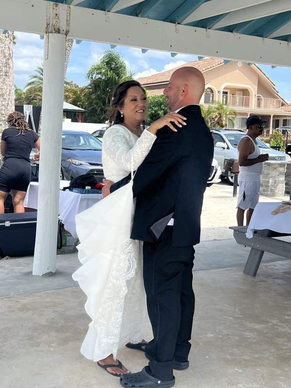 Beach Pavilion Wedding Dance