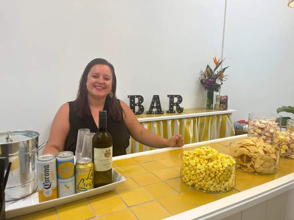 Popcorn & Drink Bar Station